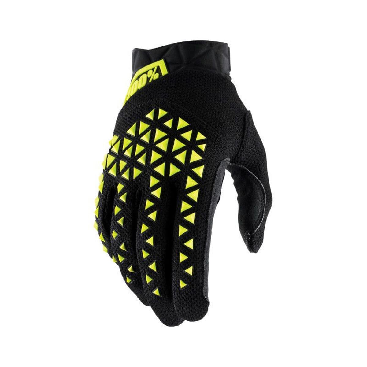 100 Pourcents - Gants Cross - 100% Airmatic Printemps / Été - Jaune Fluo Xxl (2xl)