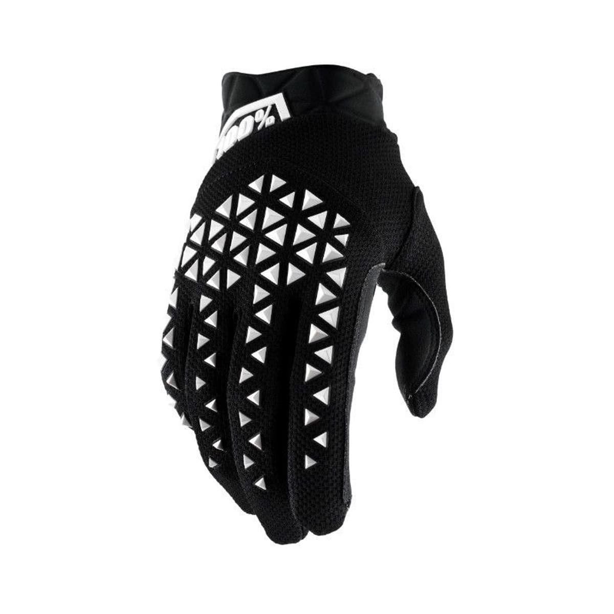 100 Pourcents - Gants Cross - 100% Airmatic Printemps / Été - Noir / Blanc Xl