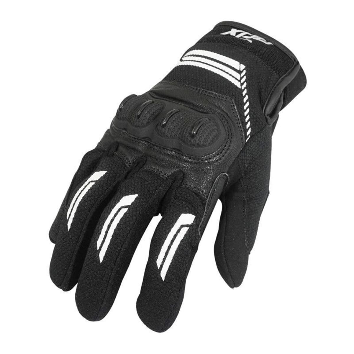 Adx - Gants Moto - Adx Denver Printemps / Été - Noir / Blanc S