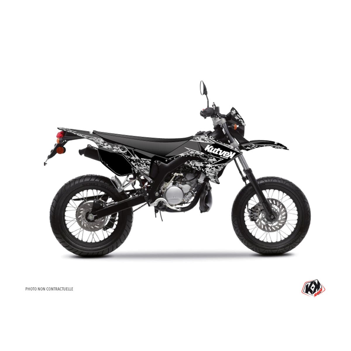 Kutvek - Kit Deco Mbk X-limit Yamaha Dt À Partir De 2003 - Kutvek Predator Noir