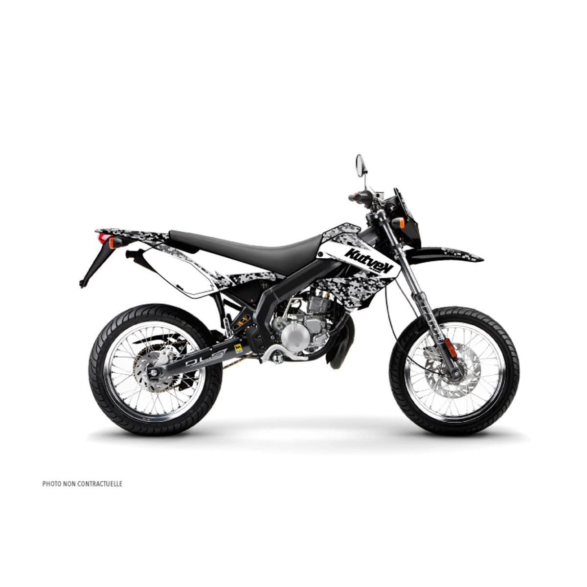 Kutvek - Kit Deco Derbi Drd Xtreme Xrace Avant 2010 - Kutvek Predator Blanc