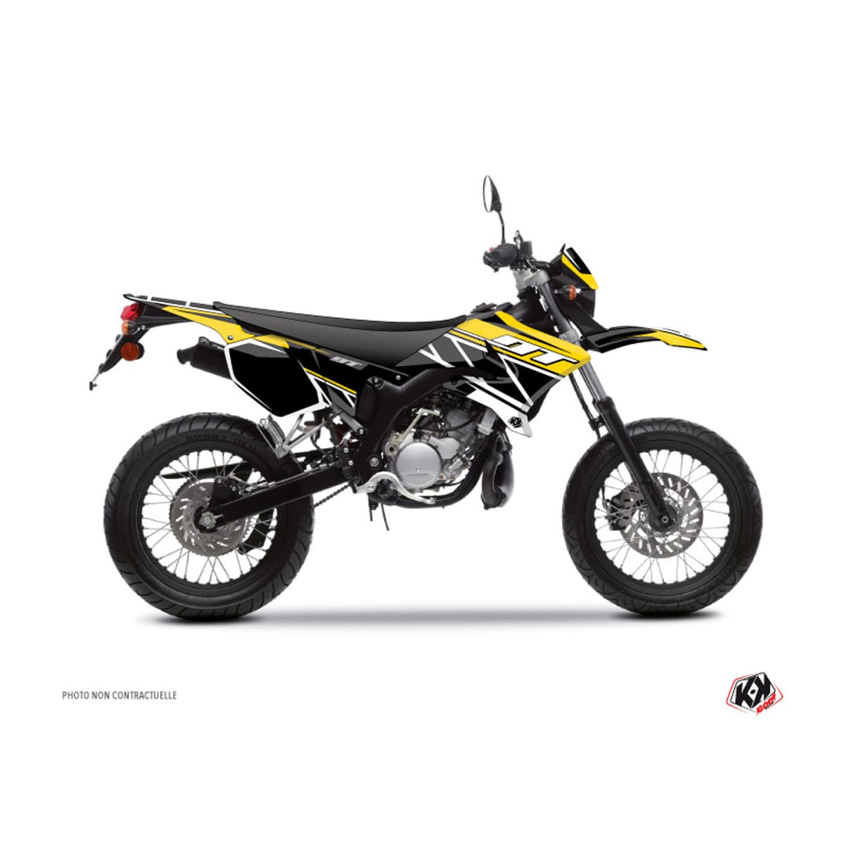 Kutvek - Kit Deco Yamaha Dt À Partir De 2003 - Kutvek Replica Jaune