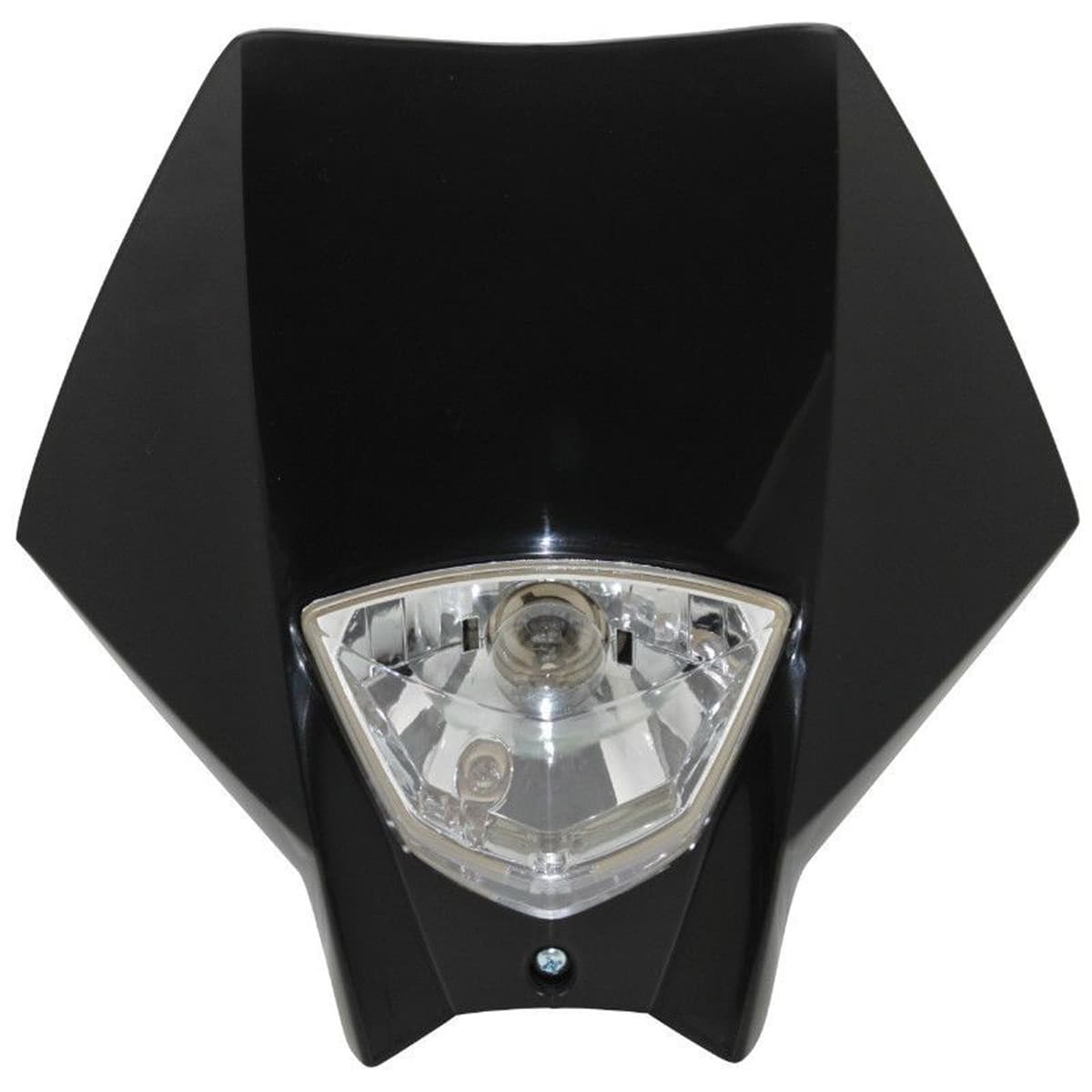 Adaptable - Tête De Fourche / Plaque Phare - Master 35/35w Noir