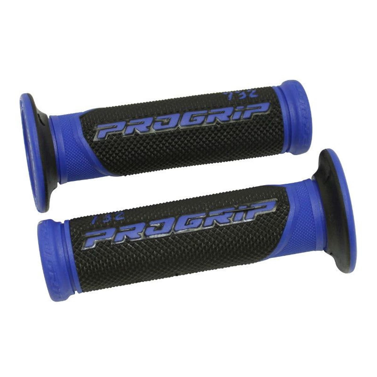 Progrip - Poignées De Guidon - Progrip 732 Scooter Noir / Bleu Closed End