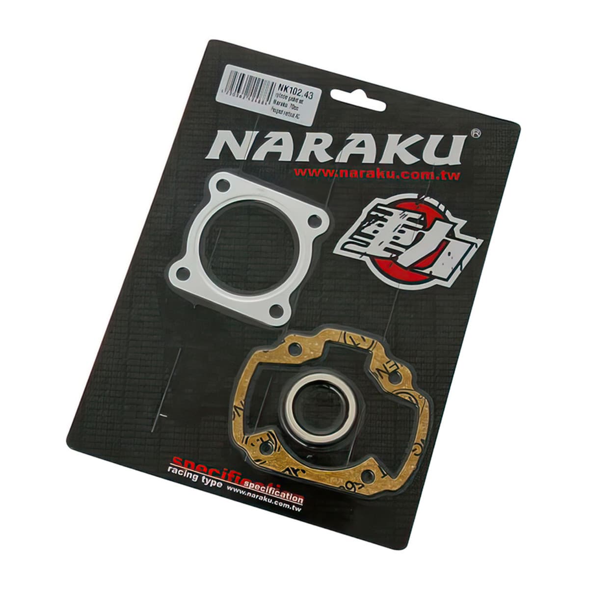 Naraku - Joints Haut Moteur 70cc Peugeot Buxy Trekker Tkr - Naraku Sport Fonte 47mm