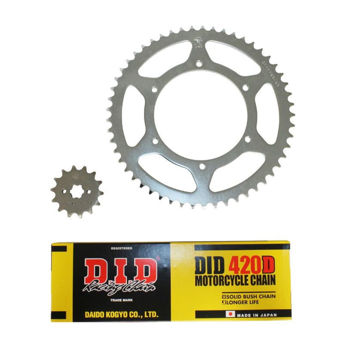 D.i.d - Kit Chaîne Derbi Gpr Nude 2004 À 2005 - 14 X 53 420 / 108mm 6t Did