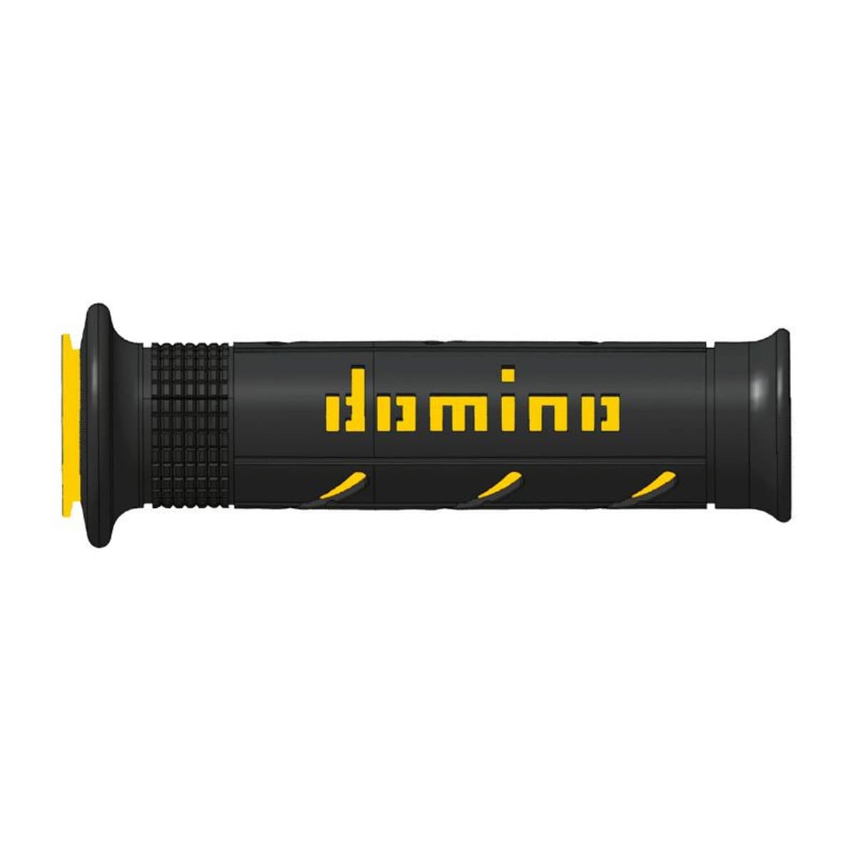 Domino - Poignées De Guidon - Domino Moto On Road Open End A250 Noir / Jaune