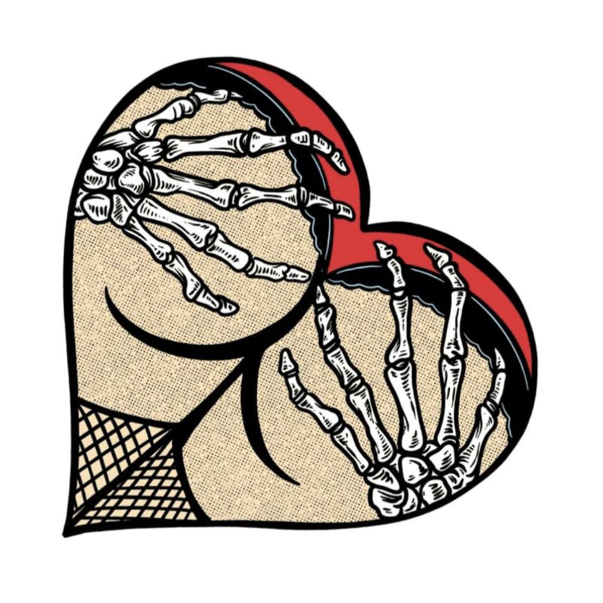 Lethal Threat - Autocollant / Sticker - Lethal Threat Mini Handfull 6 X 8cm