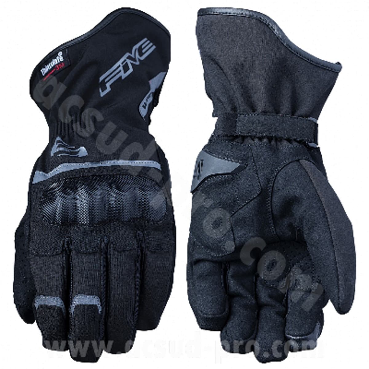 Five - Gants Moto - Five Wfx3 Wp Mi Saison / Hiver Noir Xs