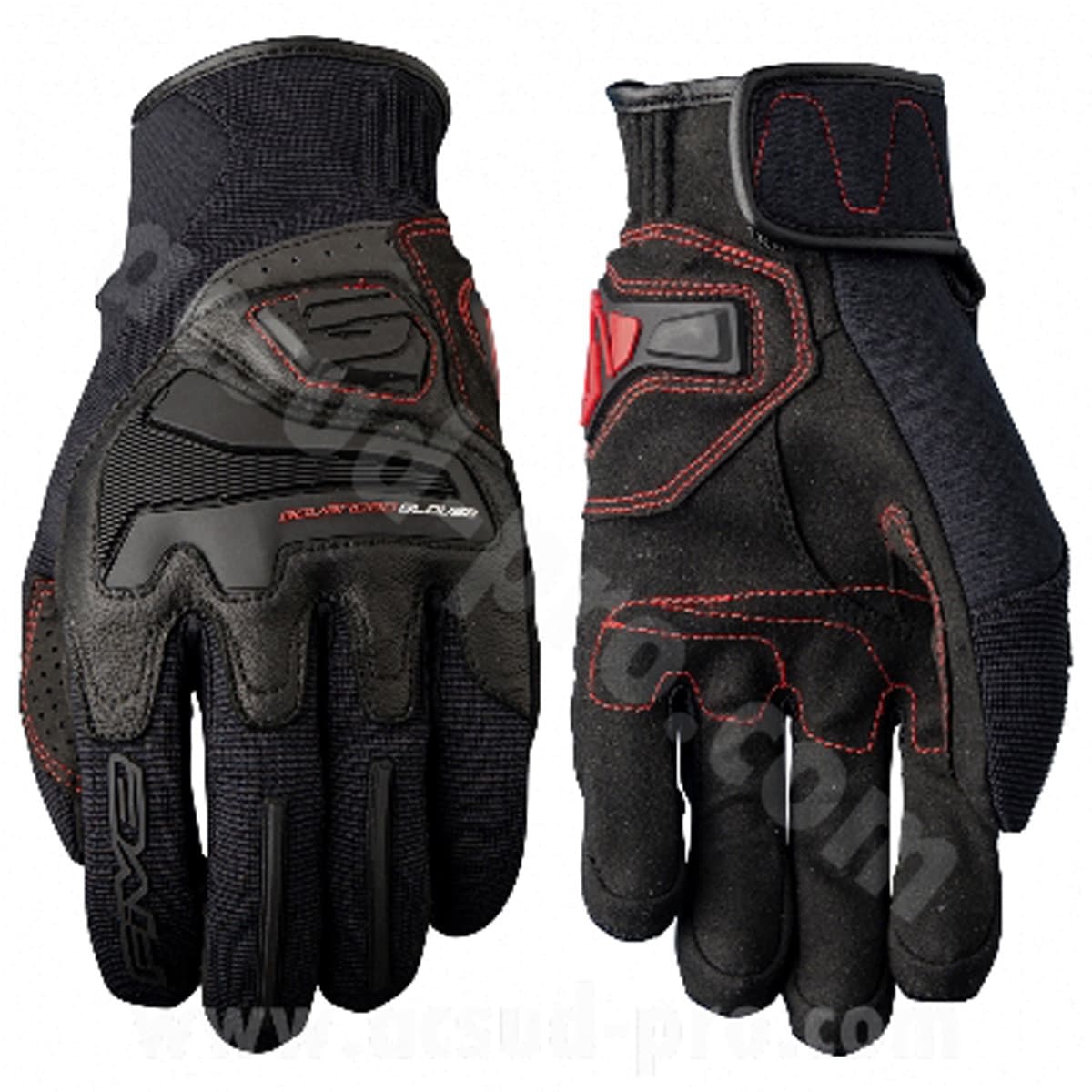 Five - Gants Moto - Five Rs4 Mi Saison / Été Noir Xs