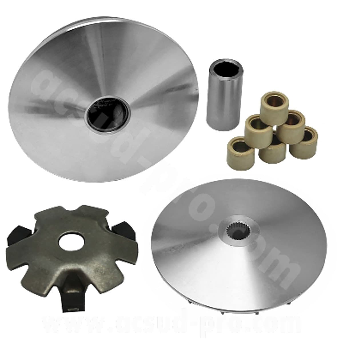 Tnt - Variateur Peugeot Speedfight 3 & 4 Sym Symphony 4t - Tnt Type Origine Avec Joue Fixe Ventilée