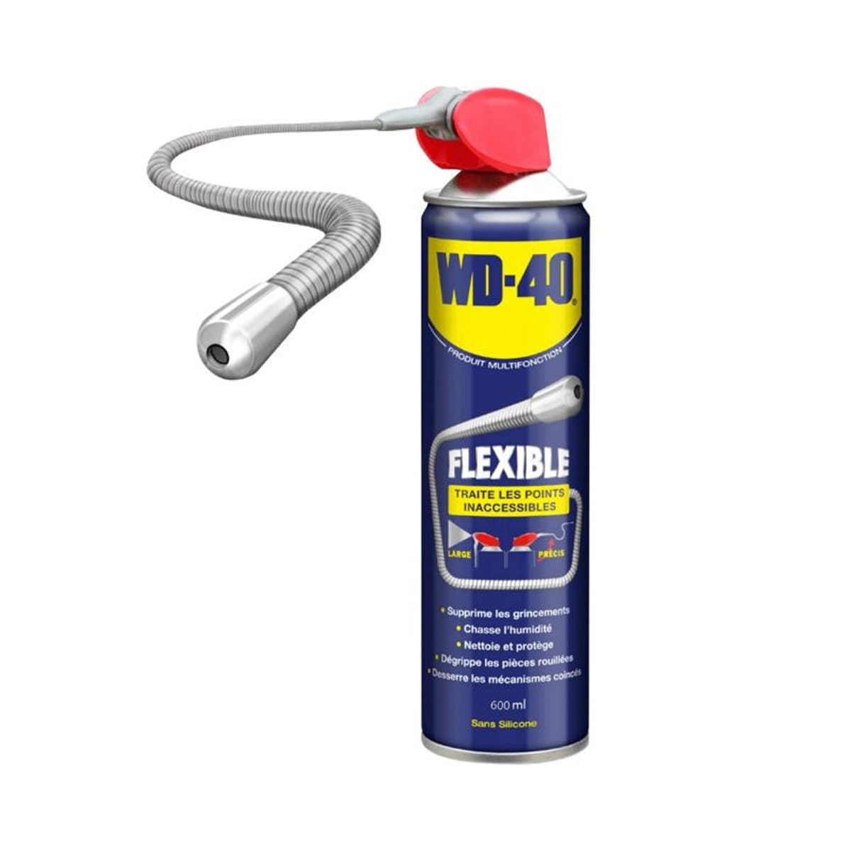 Wd-40 - Lubrifiant - Wd-40 Multifonctions 600ml Tuyau Fléxible