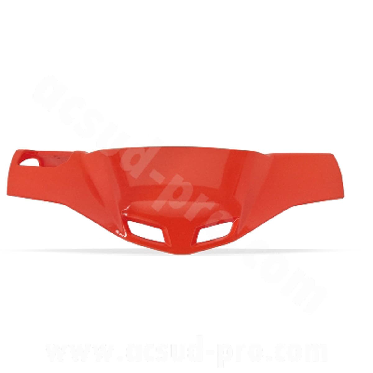 Tnt - Couvre Guidon Mbk Booster Yamaha Bw's À Partir De 2004 - Tnt A Peindre / Blanc / Rouge Rouge