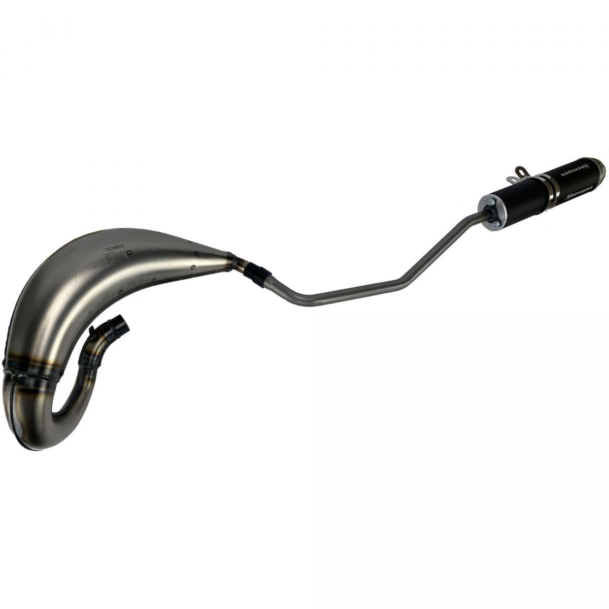 Tecnigas - Pot Passage Haut Gauche Cpi Sm / Sx 50cc - E-nox Steel Tecnigas