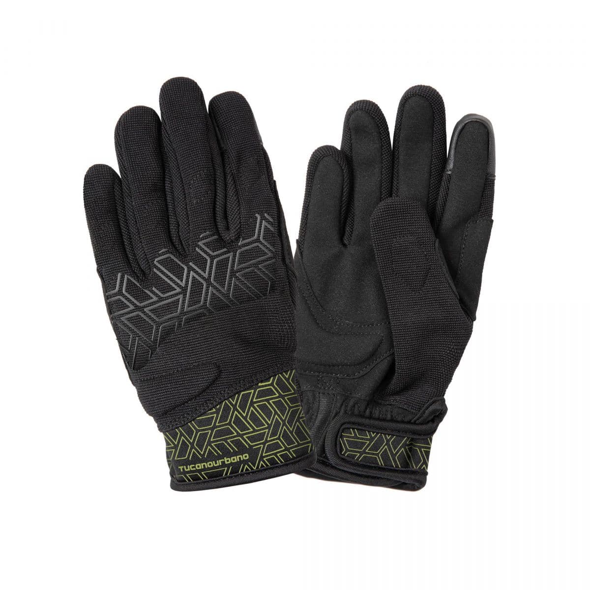 Tucano Urbano - Gants Moto - Tucano Miky Graphic Kid (enfant) Printemps / Été - Noir / Jaune Fluo Ys (xxs / 6 Ans)