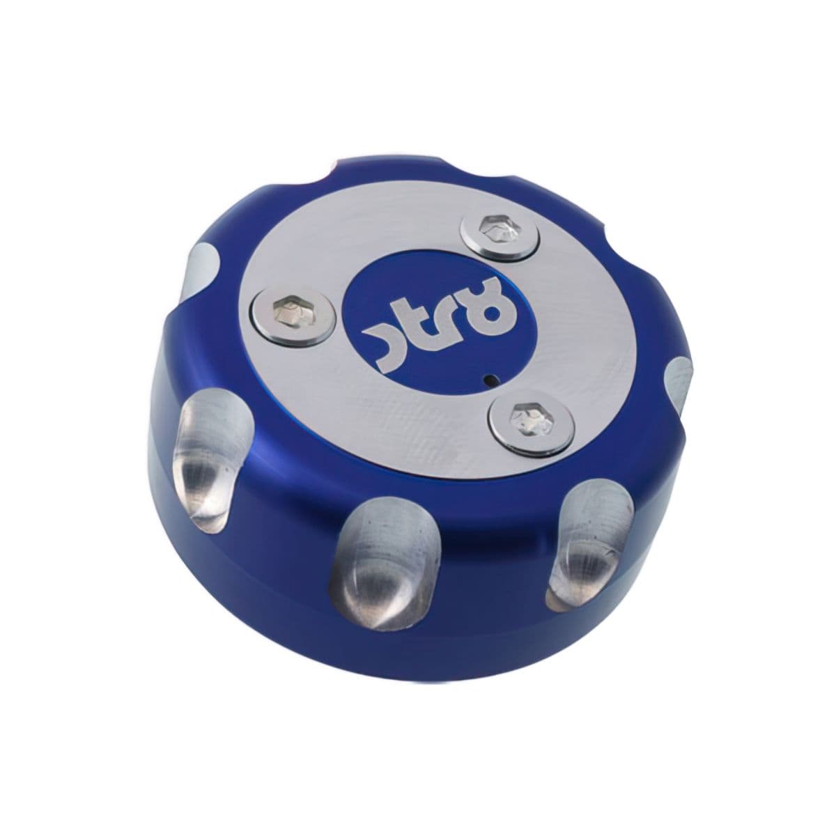 Str8 - Bouchon Réservoir Essence Derbi Senda - Alu Bleu Str8