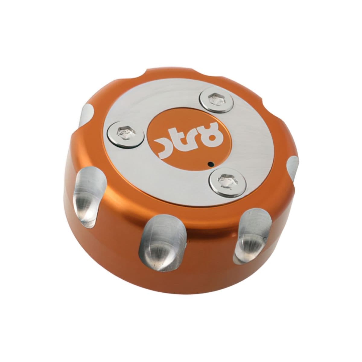 Str8 - Bouchon Réservoir Essence Derbi Senda - Alu Orange Str8