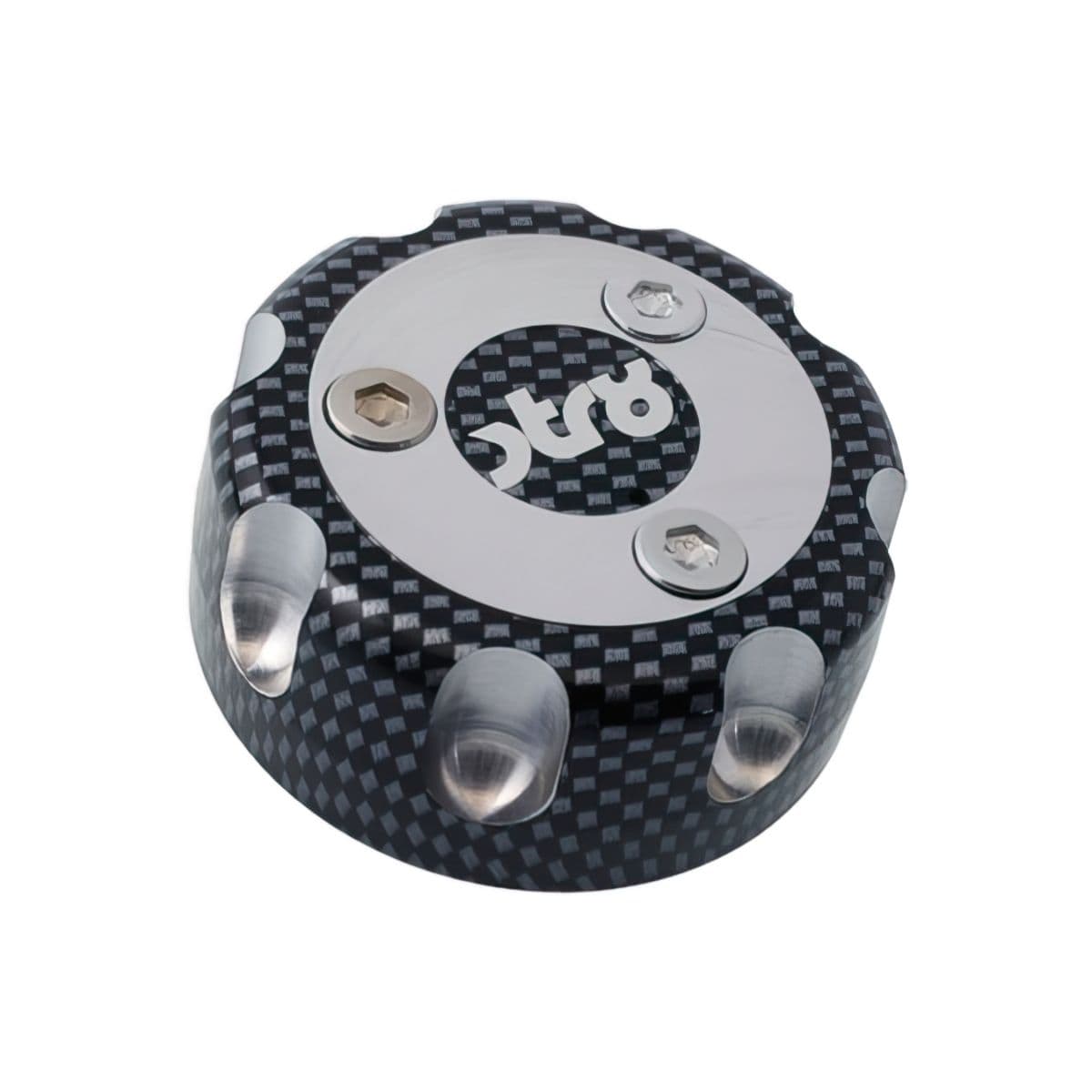 Str8 - Bouchon Réservoir Essence Derbi Senda - Alu Look Carbone Str8