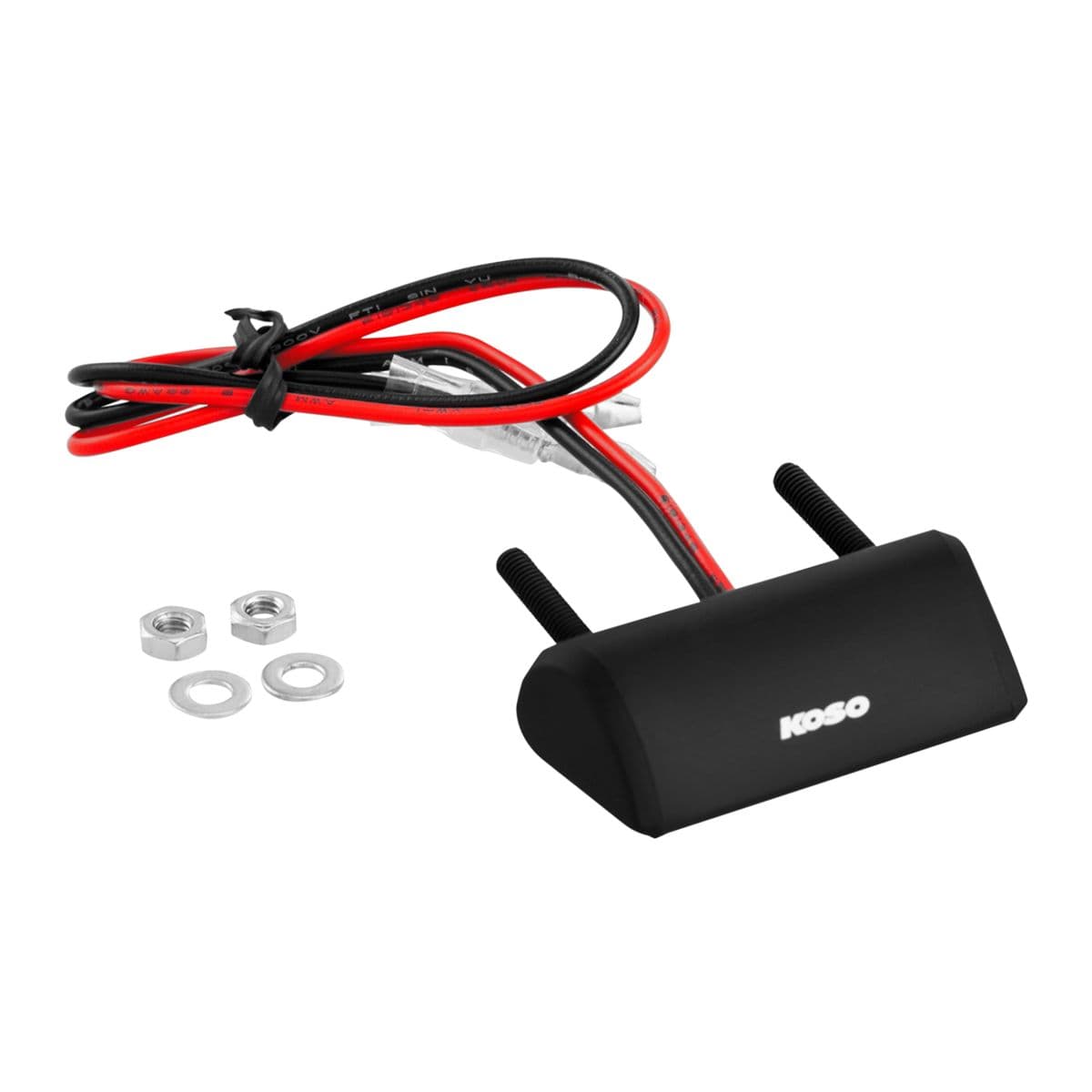 Koso - Eclairage Plaque Immatriculation - Koso Drop Noir À Leds Ce