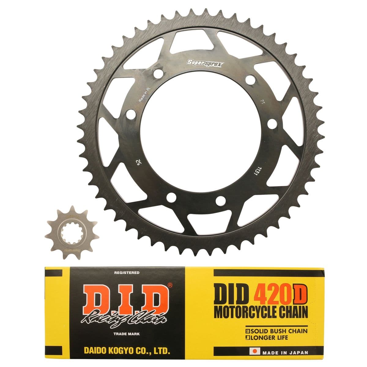 D.i.d - Kit Chaîne Peugeot Xp6 Enduro À Partir De 2004 - 11 X 52 420 / 105mm 6t Did