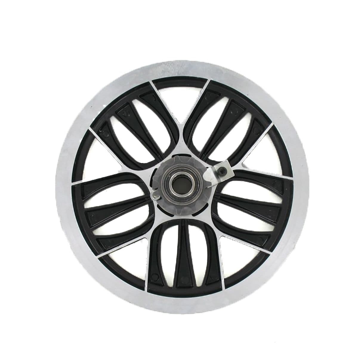 Adaptable - Poulie Cyclo Mbk 51 / Peugeot 103 Sp Mvl - Alu V2 / 11 Dents Fixe Bleu / Noir / Rouge Noir