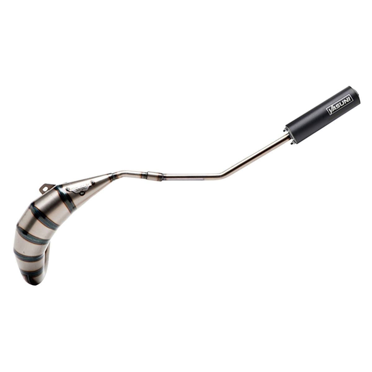 Yasuni - Pot Passage Haut Gauche Derbi Senda 50 / 75cc - Cross Hm Max Pro Black Yasuni