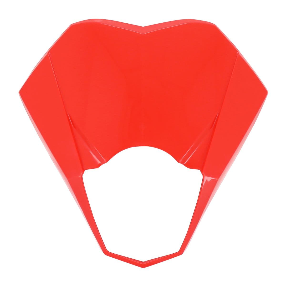 Adaptable - Tête De Fourche / Plaque Phare Rieju Mrt À Partir De 2009 - Rouge Brillant