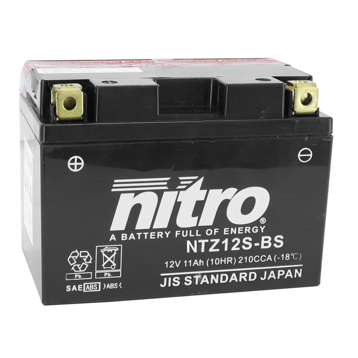 Nitro - Batterie 12v 11 Ah Ntz12s-bs Mf - Nitro Sans Entretien +g