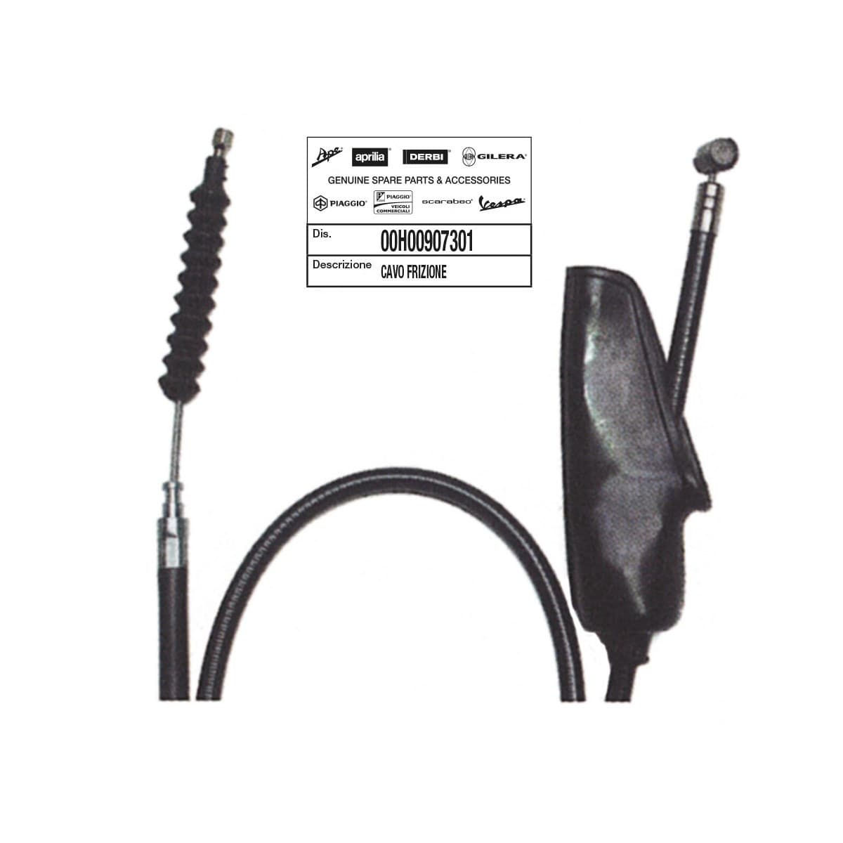 Piaggio - Cable/commande/transmission Embrayage Origine Derbi 50 Senda 2005 Gilera 50 Smt, Rcr 1999/2005