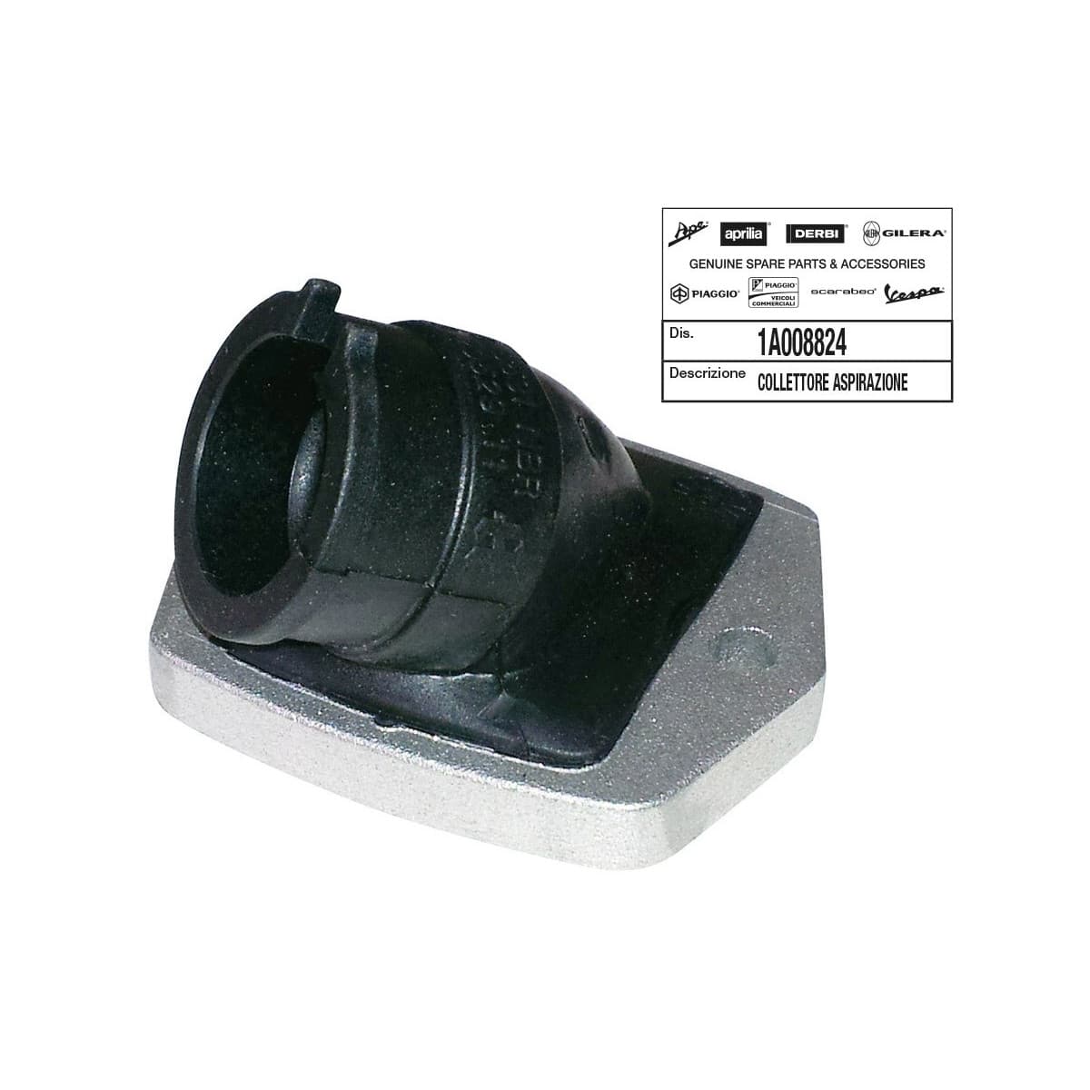 Piaggio - Raccord/pipe Admission Origine Piaggio 50 Fly, Liberty, Nrg, Typhoon, Zip, Vespa 50 Lx, Primavera, Vespa-s, Sprint/gilera 50 Run