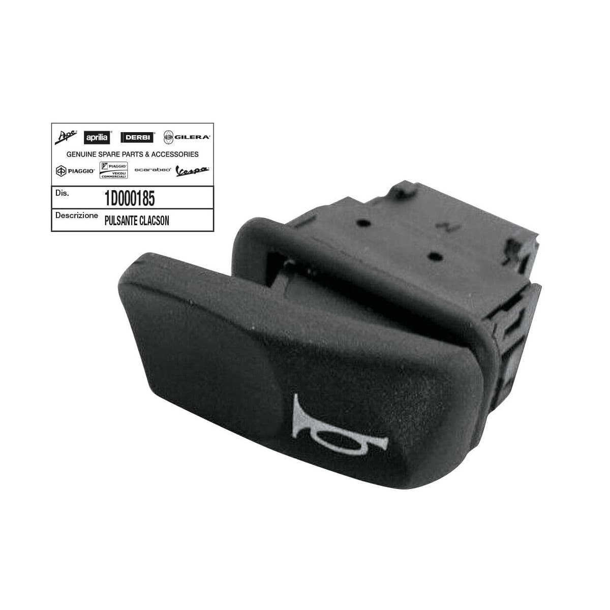 Piaggio - Bouton Klaxon Origine Piaggio 50 Typhoon 2018//aprilia 50 Sr Motard 2018/
