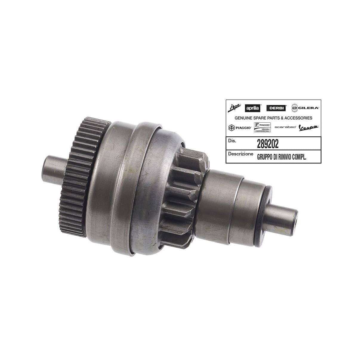 Piaggio - Lanceur De Demarreur Scoot Origine Piaggio 50 Fly 4t 2005/, Liberty 4t 2005/, Vespa Lx 4t 2005/, Primavera 4t 2013/, Vespa Sprin