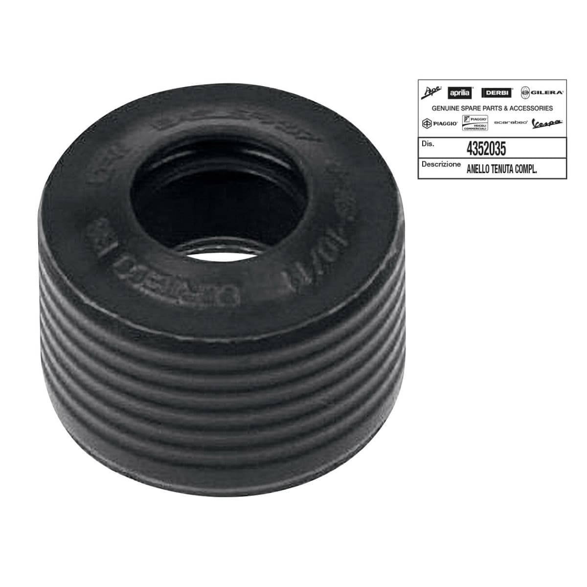 Piaggio - Joint Etancheite Pompe A Eau Origine Piaggio 50 Nrg 2005/, Zip Sp 2006//gilera 50 Runner 2005/, Dna 2000//aprilia 50 Sr H2o 2000