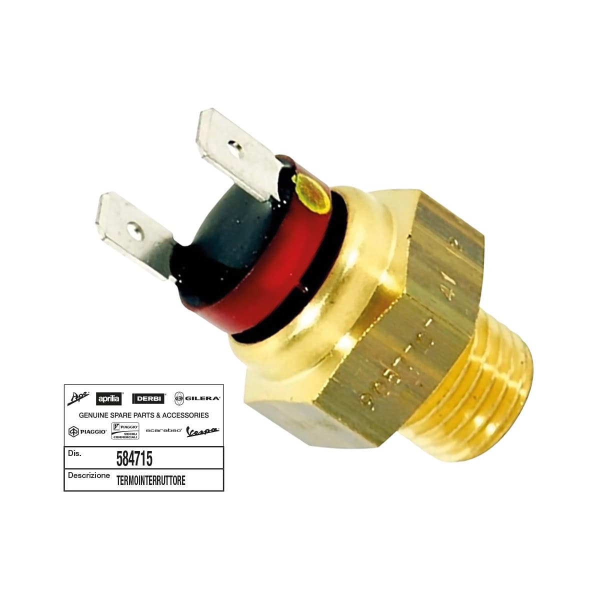 Piaggio - Sonde De Temperature Eau Origine Piaggio Commun A La Gamme Maxiscooter 125-250