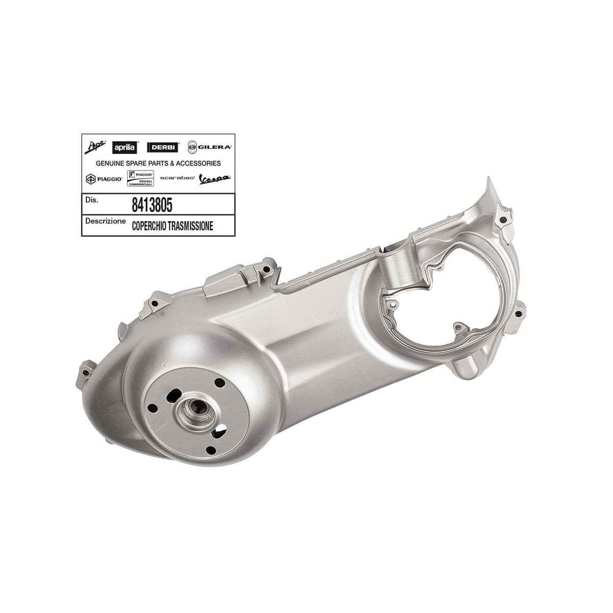 Piaggio - Couvercle Transmission Origine Piaggio 125 Mp3, Beverly, X7, X8, X9, X-evo, Vespa Gts/aprilia 125 Atlantic