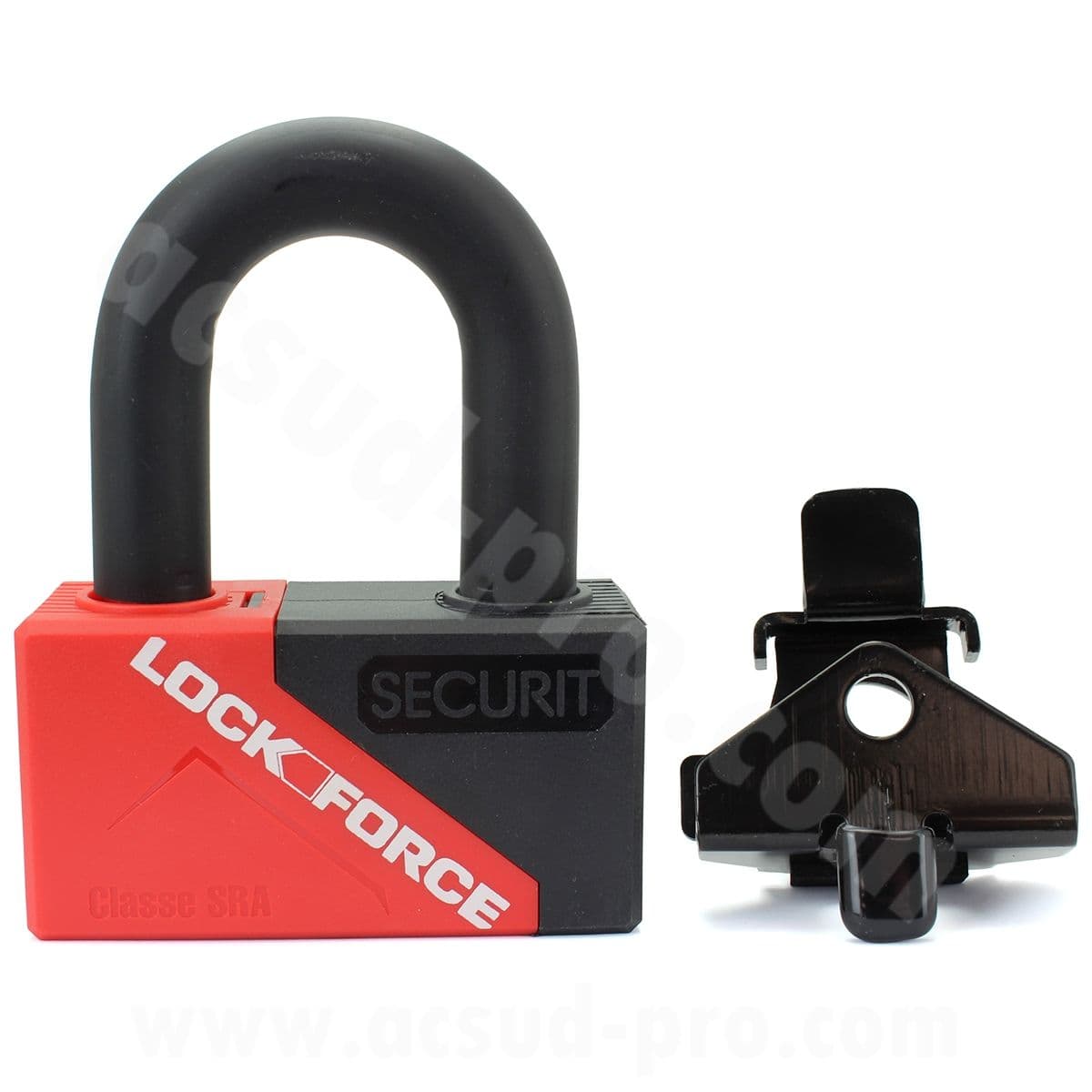 Lockforce - Antivol Bloque Disque / Mini-u - Lockforce Securit 16.5mm Sra Avec Support