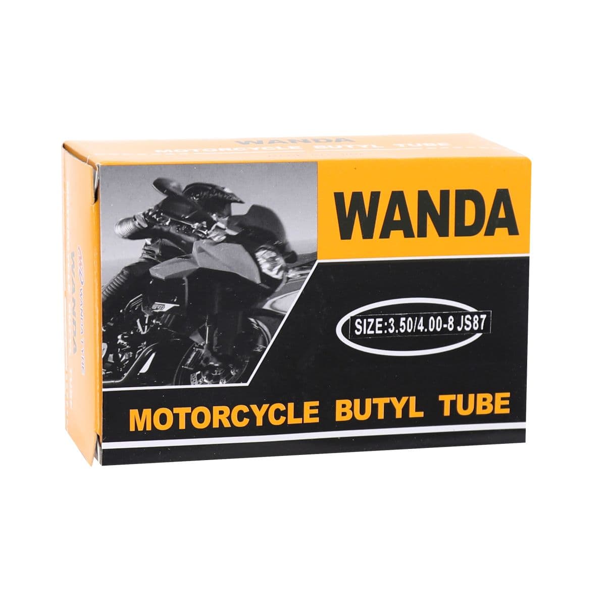 Wanda Tyre - Chambre À Air 8 Pouces 3.50x8 À 4.00x8 - Wanda Valve Coudée 90 Degrés