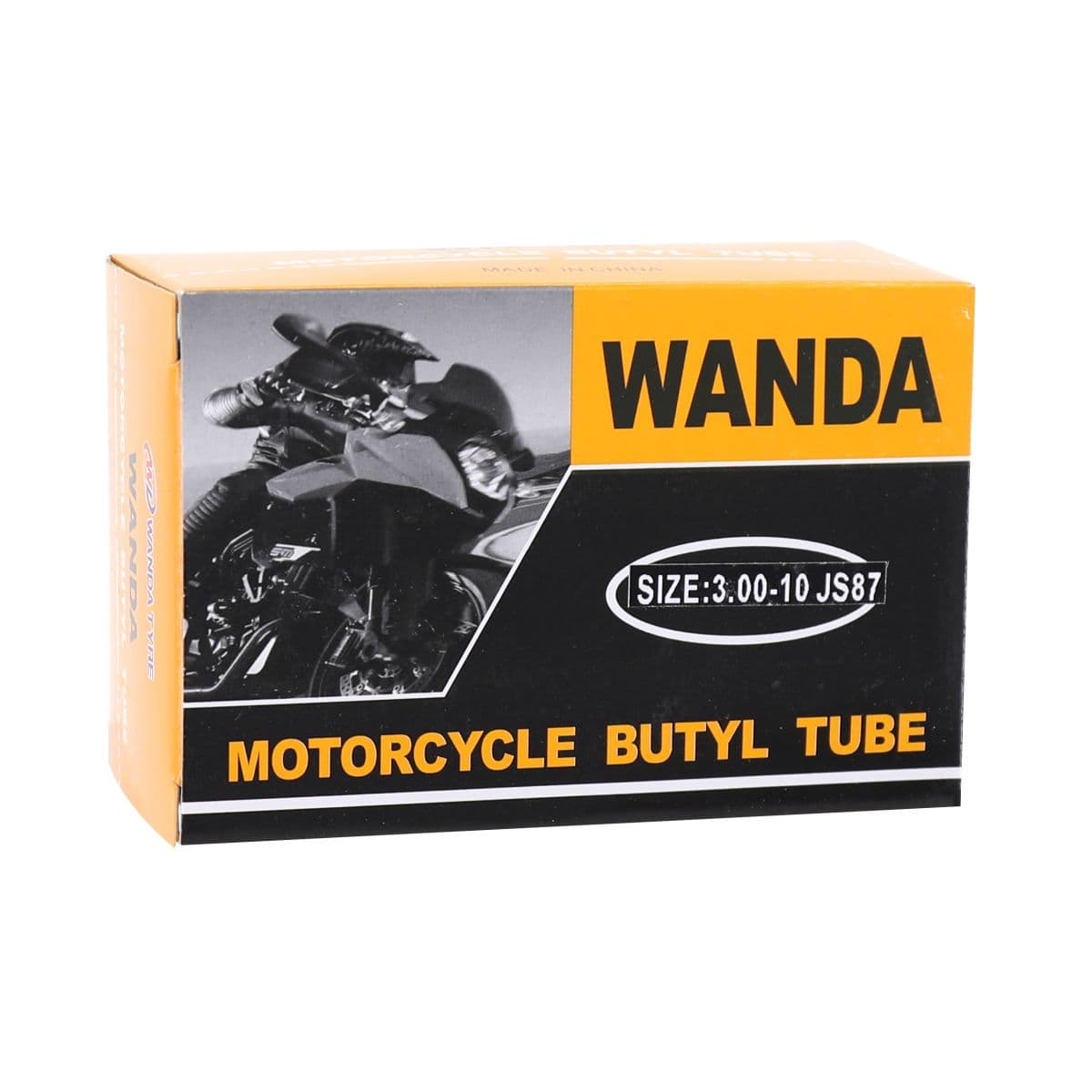 Wanda Tyre - Chambre À Air 10 Pouces 3.00x10 À 3.25x10 / 90/90x10 À 100/90x10 - Wanda Valve Coudée 90 Degrés