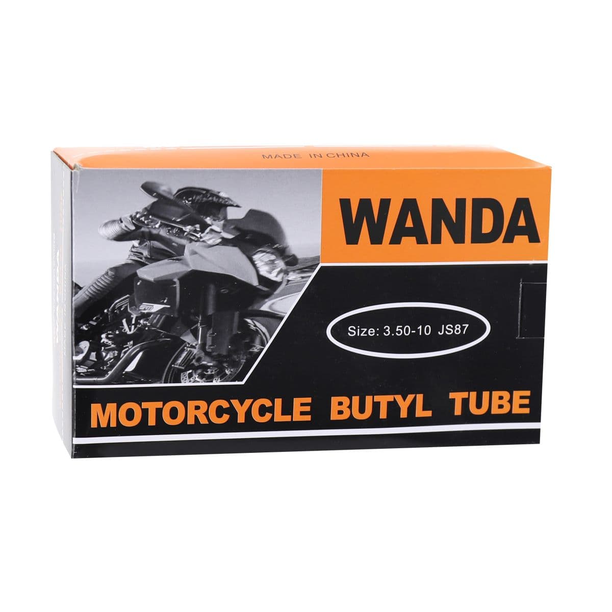 Wanda Tyre - Chambre À Air 10 Pouces 3.50x10 À 4.00x10 / 110/80x10 - Wanda Valve Coudée 90 Degrés