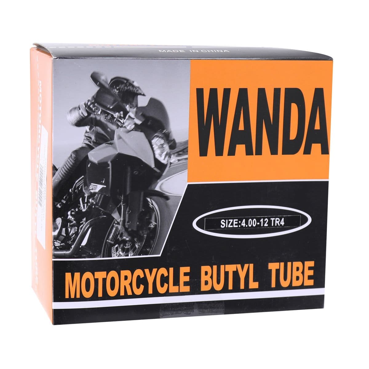 Wanda Tyre - Chambre À Air 12 Pouces 4.00x12 / 120/70x12 À 140/70x12 / 120/80x12 130/80x12 - Wanda Valve Droite Tr4