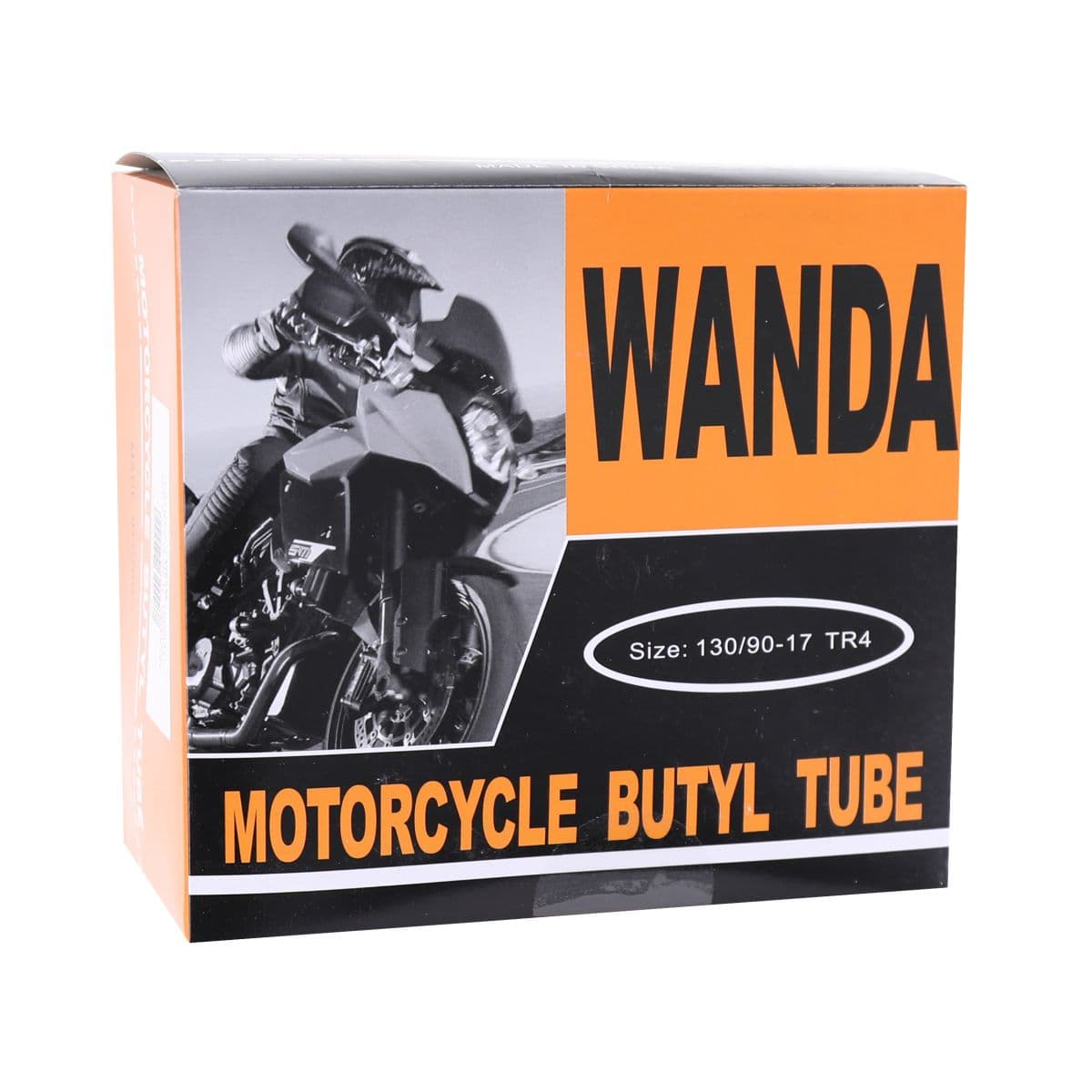 Wanda Tyre - Chambre À Air 17 Pouces 4.50x17 À 5.10x17 / 120/90x17 À 140/90x17 130/70x17 140/80x17 - Wanda Valve Droite Tr4