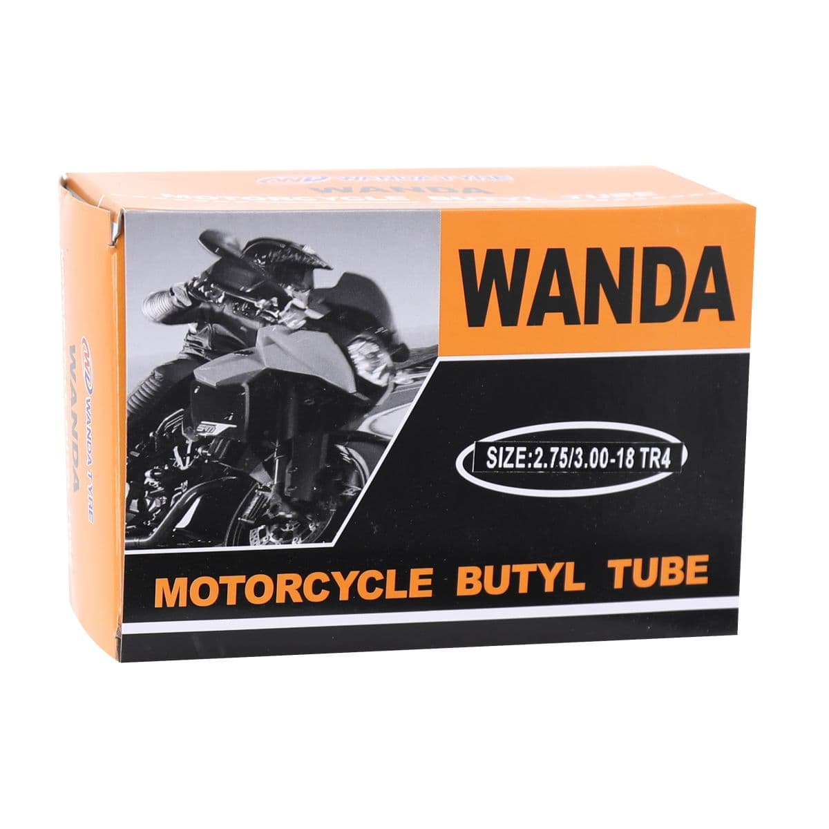 Wanda Tyre - Chambre À Air 18 Pouces 2.75x18 À 3.00x18 - Valve Droite Tr4 Wanda