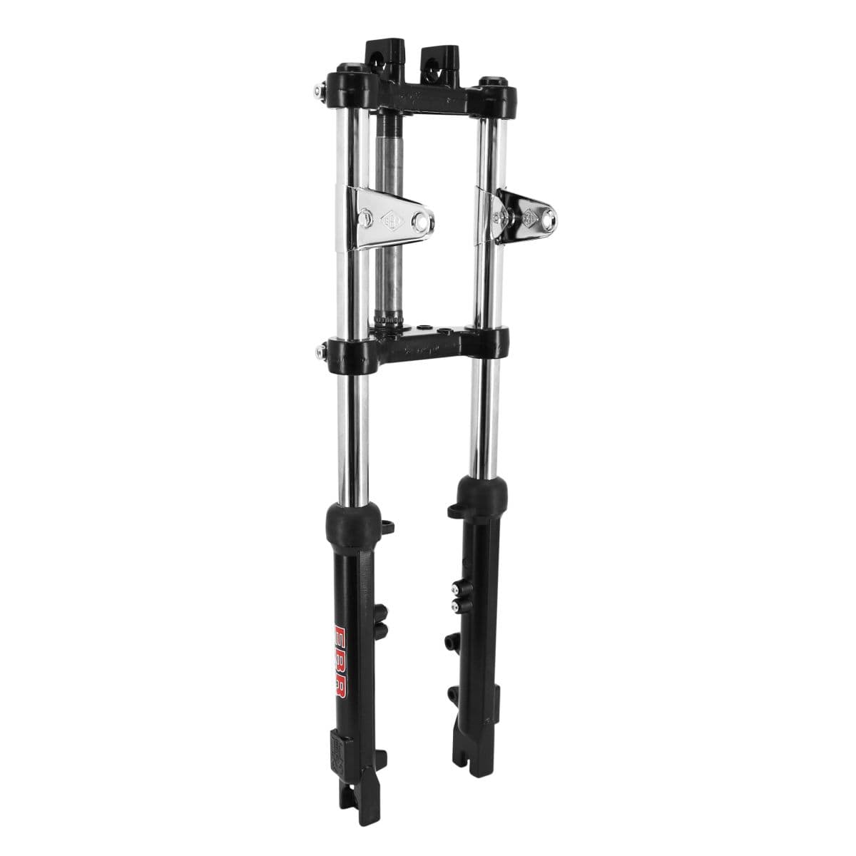 Ebr - Fourche Mbk 51 Peugeot 103 Sp Rcx - Ebr Hydraulique Alu Noir 28mm Pour Frein À Disque