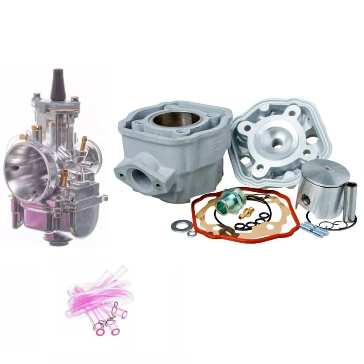 Bixess - Pack 70cc Airsal Alu Derbi Euro 3 Et 4 Avec Carburateur 28mm Pwk 68f4b97292842