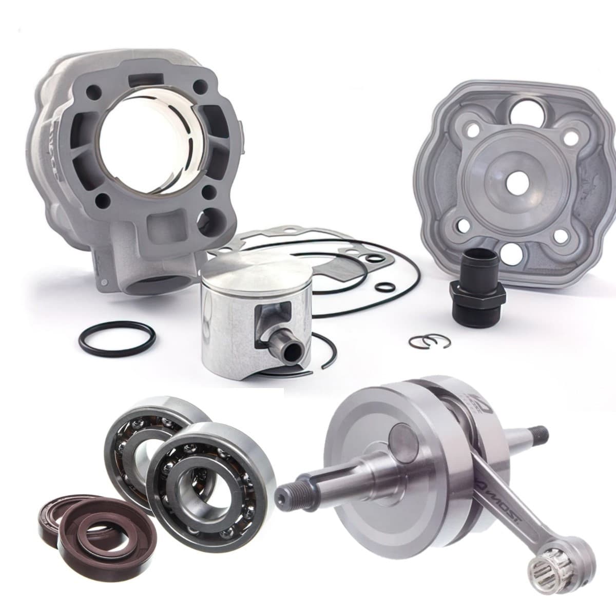 Bixess - Pack 77 Stage 6 Big Racing Et Vilebrequin Most Minarelli Am6 (roulement 6204 Offert) 51816-defaultcombination