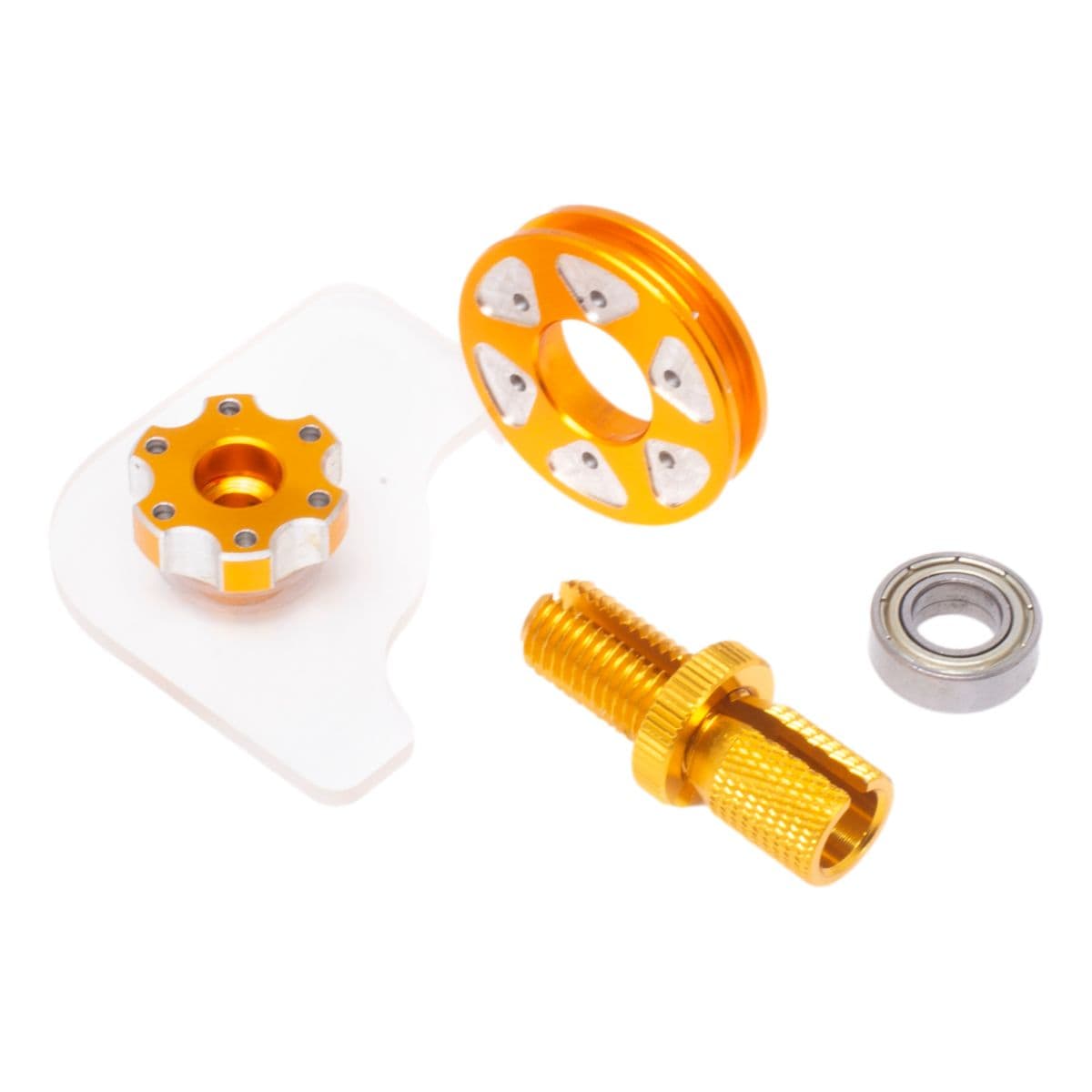 Terzo - Roulette Et Roulement De Poignée De Gaz Terzo Avec Couvercle Transparent Et Tendeur - Or