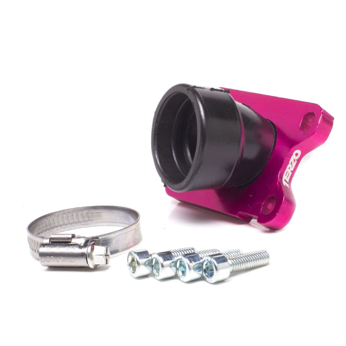 Terzo - Pipe D'admission Orientable 360° Minarelli Am6 / Derbi - Terzo - Rose