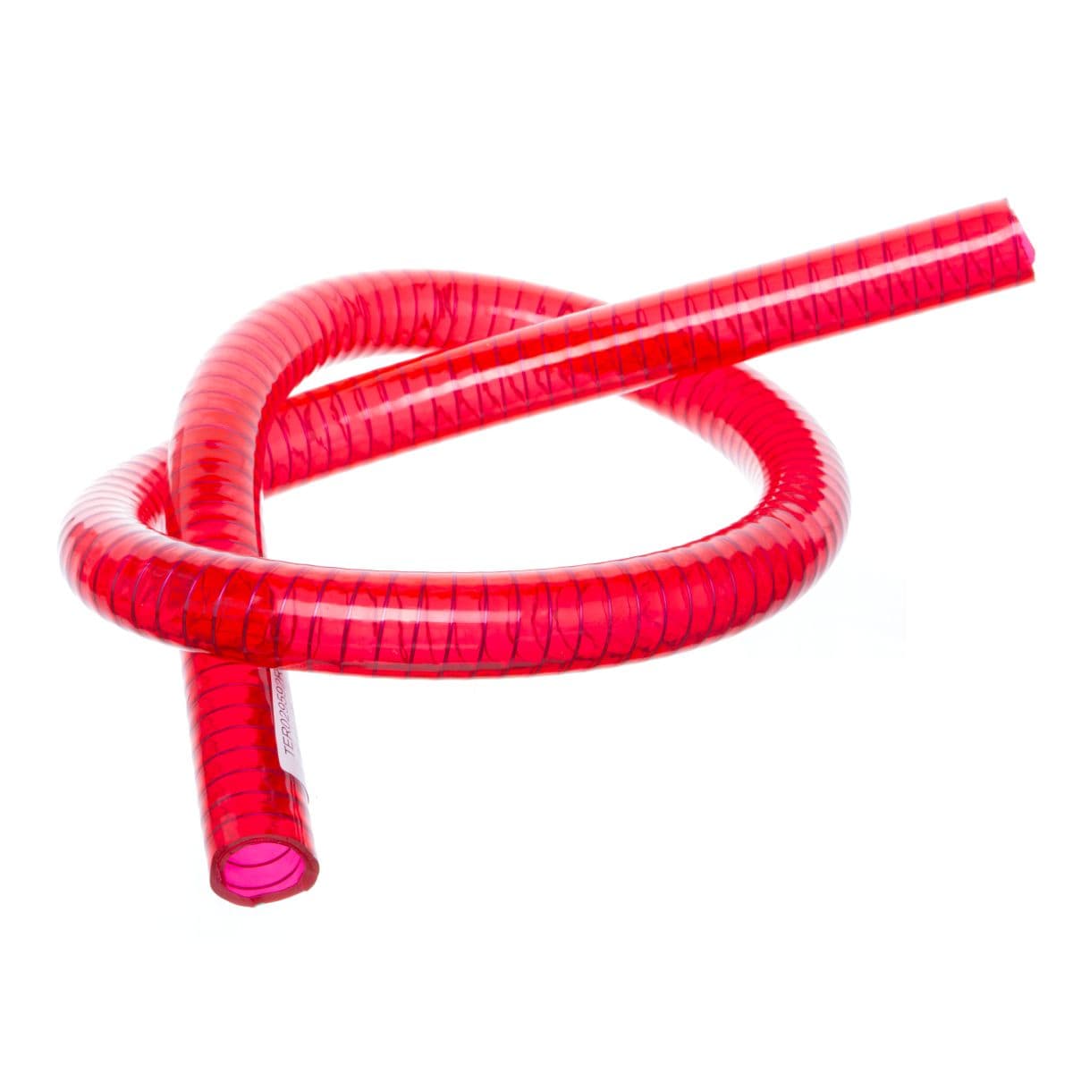 Terzo - Durite De Refroidissement Renforcée 19x25mm 1m (moto) - Transparent Rouge - Terzo