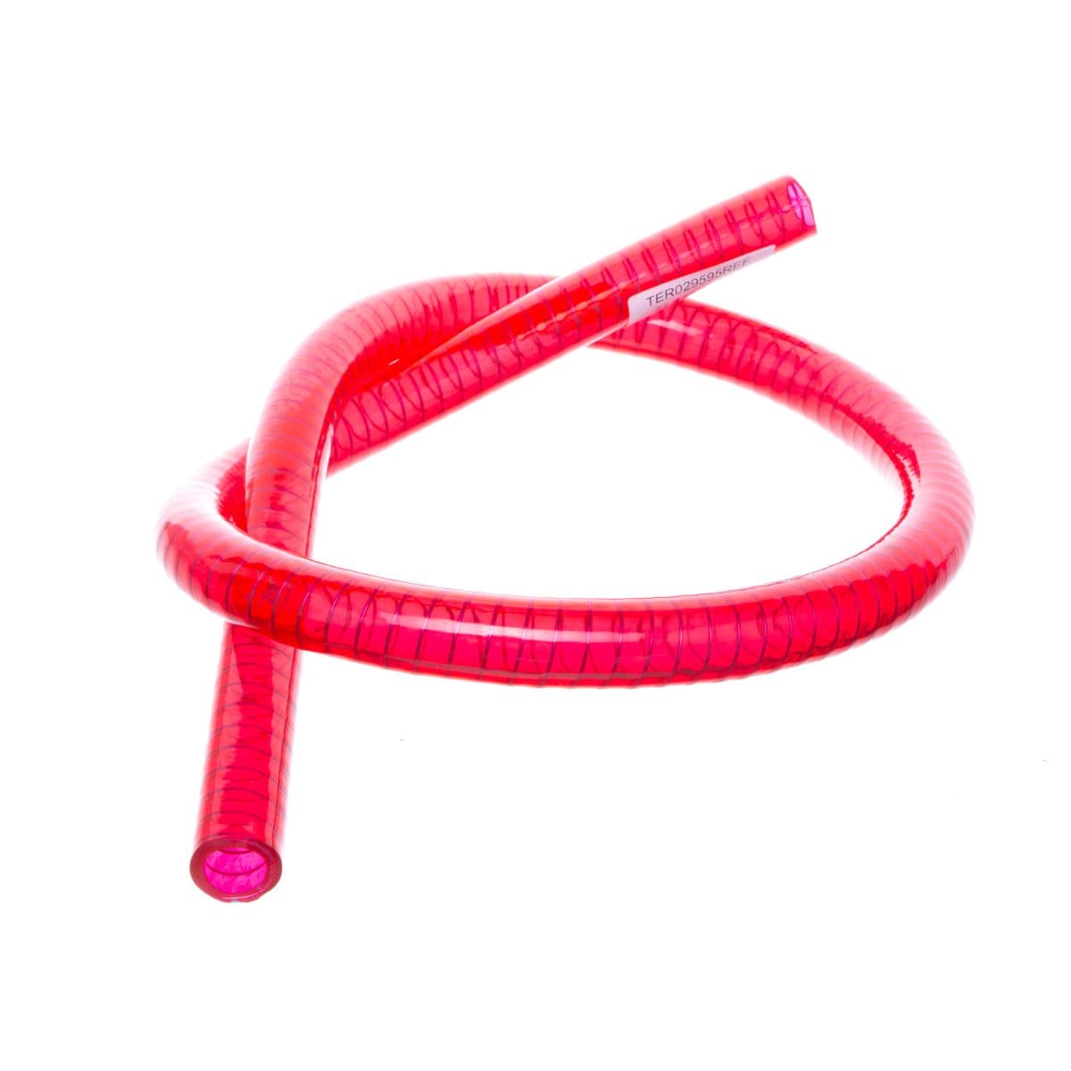 Terzo - Durite De Refroidissement Renforcée 15x22mm 1m (scoot) - Transparent Rouge - Terzo