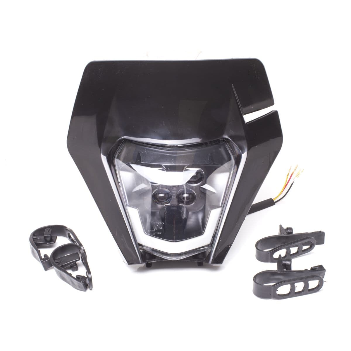 Watts - Plaque Phare Leds Type Ktm Exc Noir